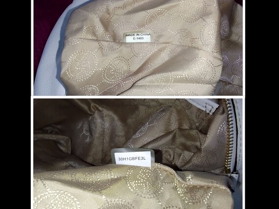 Michael kors bedford handbag white deals