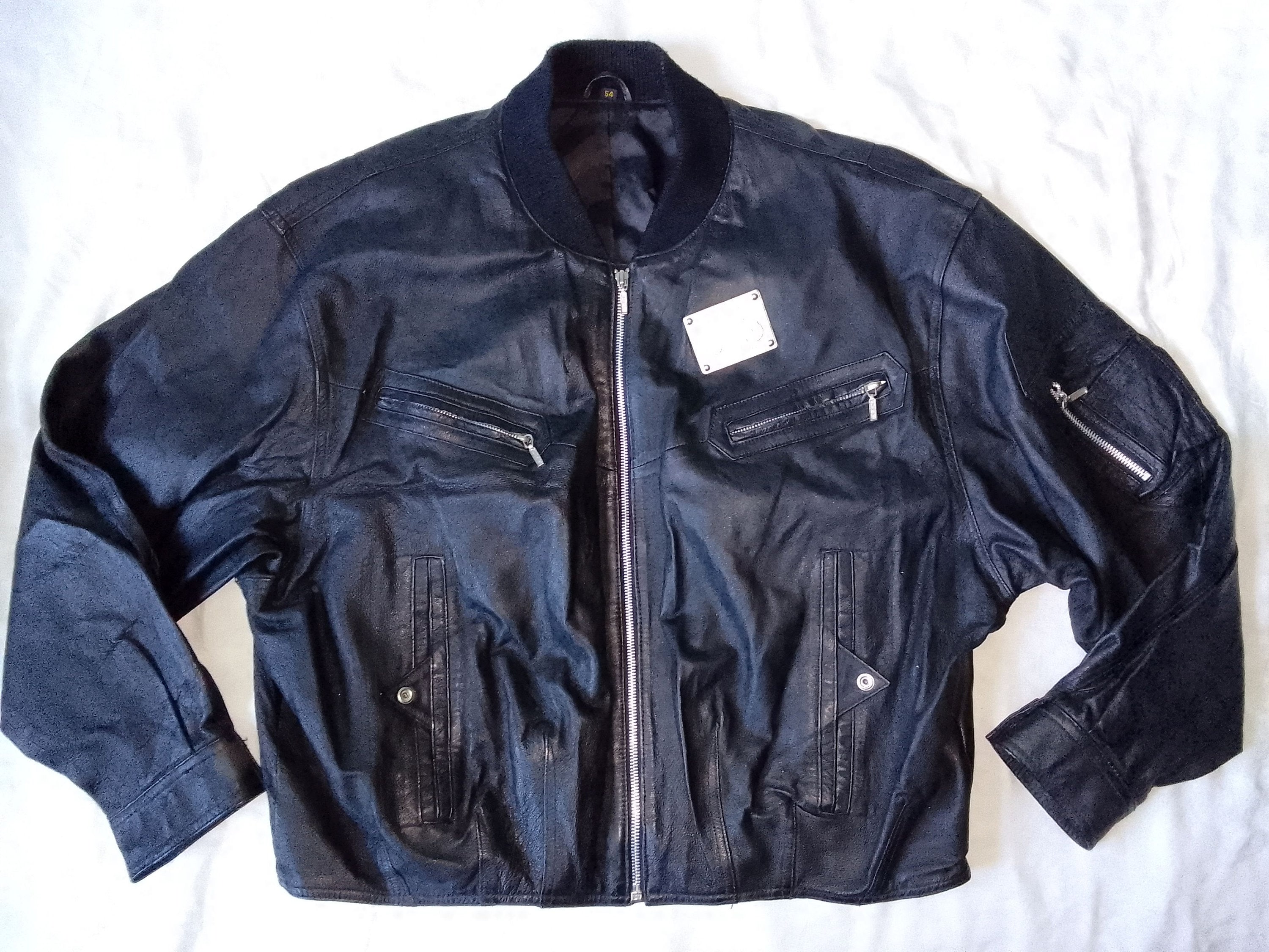 German Polizei Leather Jacket - Etsy
