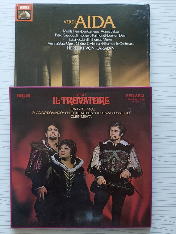 VERDI - AIDA, IL Trovatore - Vinyl Lp Records - Etsy