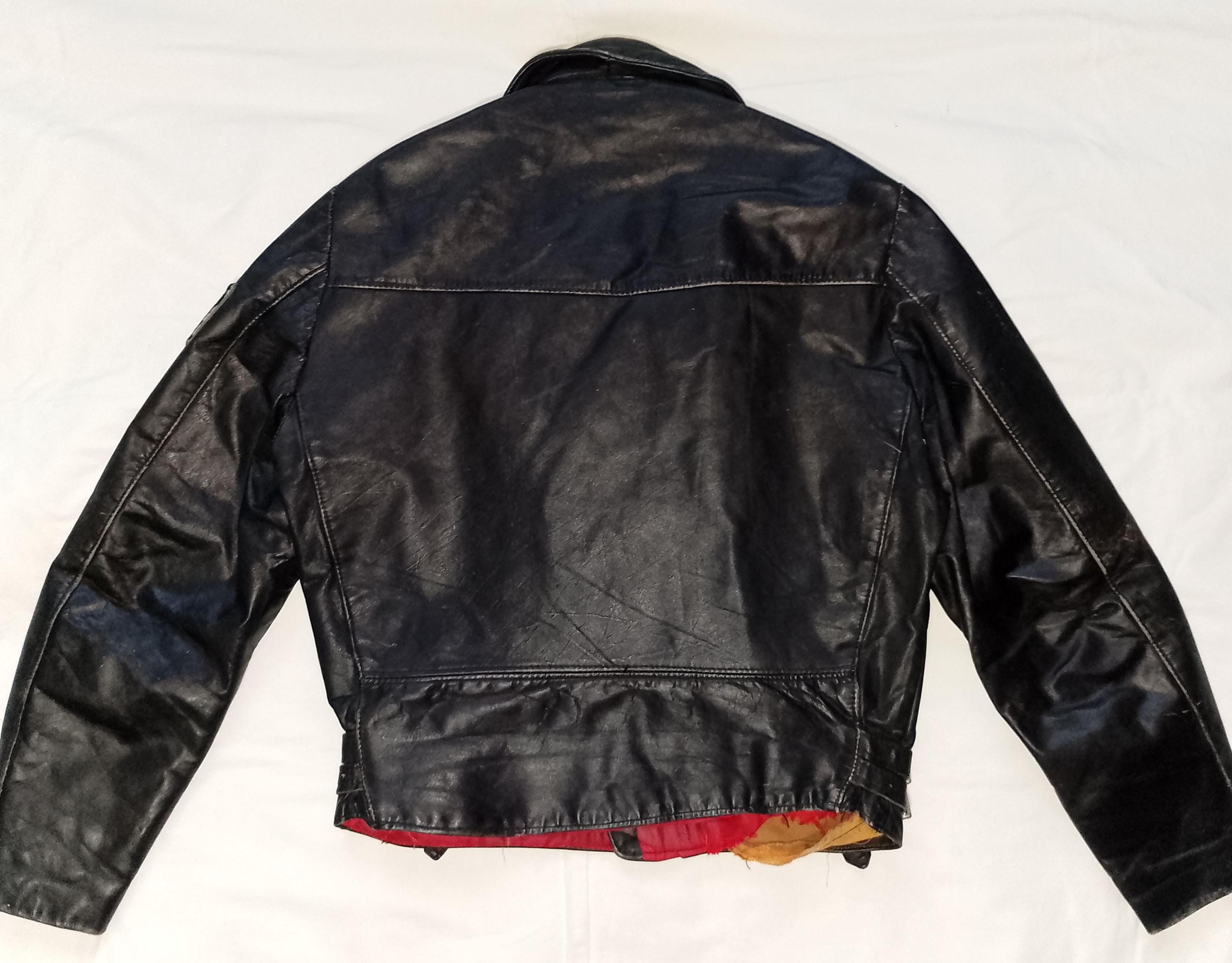 70s Ewald's Skindbekledning Brando Double Breasted Motorcycle