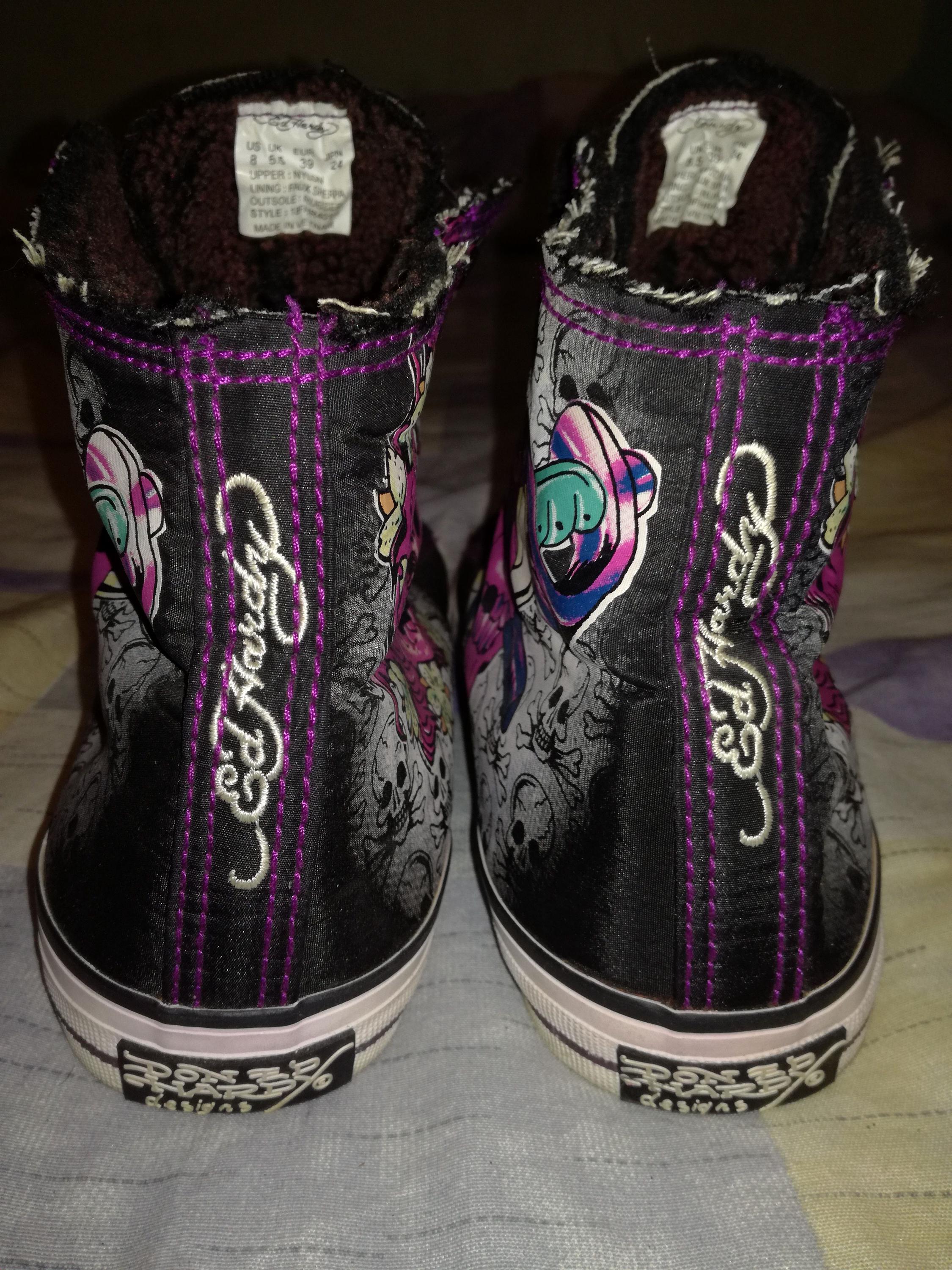 Don Ed Hardy by Christian Audigier 18FHR401W - Faux Fur Lined High