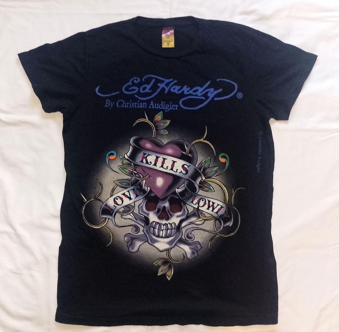 Don Ed Hardy by Christian Augier Y2K Authentic Vintage 