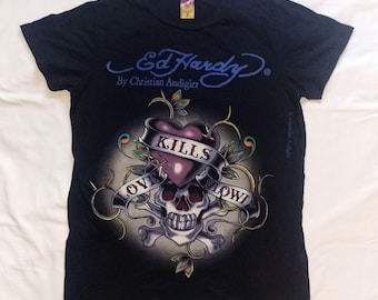 Don Ed Hardy by Christian Augier Y2K Authentic Vintage 