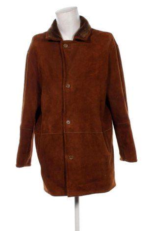 LEATHERMAN 本物の天然シープスキンムートンラムスキンブラウンベロア