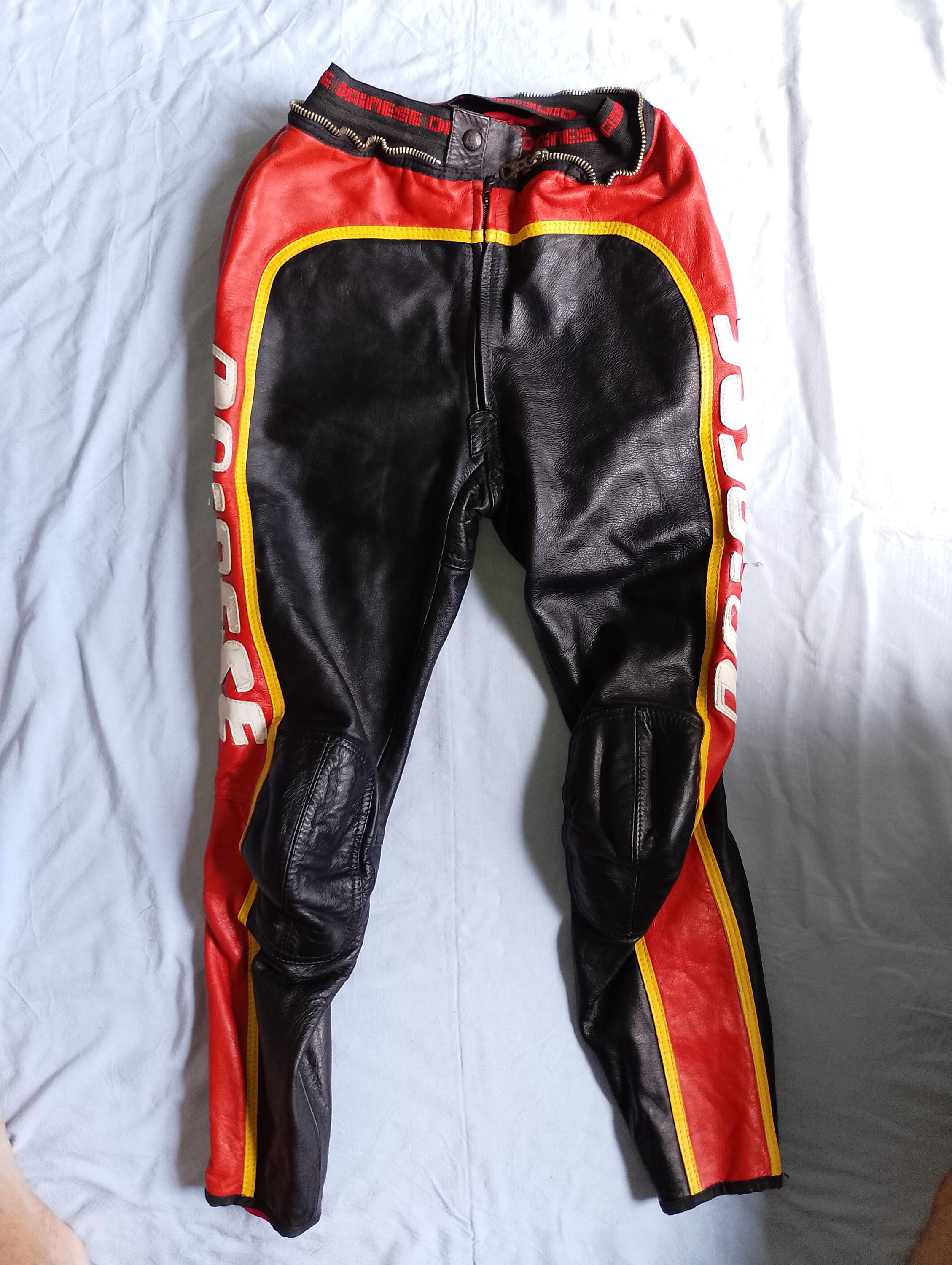 DAINESE 80s Motorcycle Biker Women Cruiser Racing Black Leather