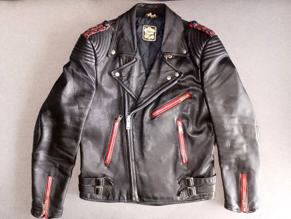 Echtes Leder German 60's Double Breasted Black Cowhide Leather Cyclist Biker Jacket, YKK Zippers, Size 52 / M - Etsy Echtes Leder German 60's Double Breasted Black Cowhide Leather Cyclist Biker Jacket, YKK Zippers, Size 52 / M - Etsy