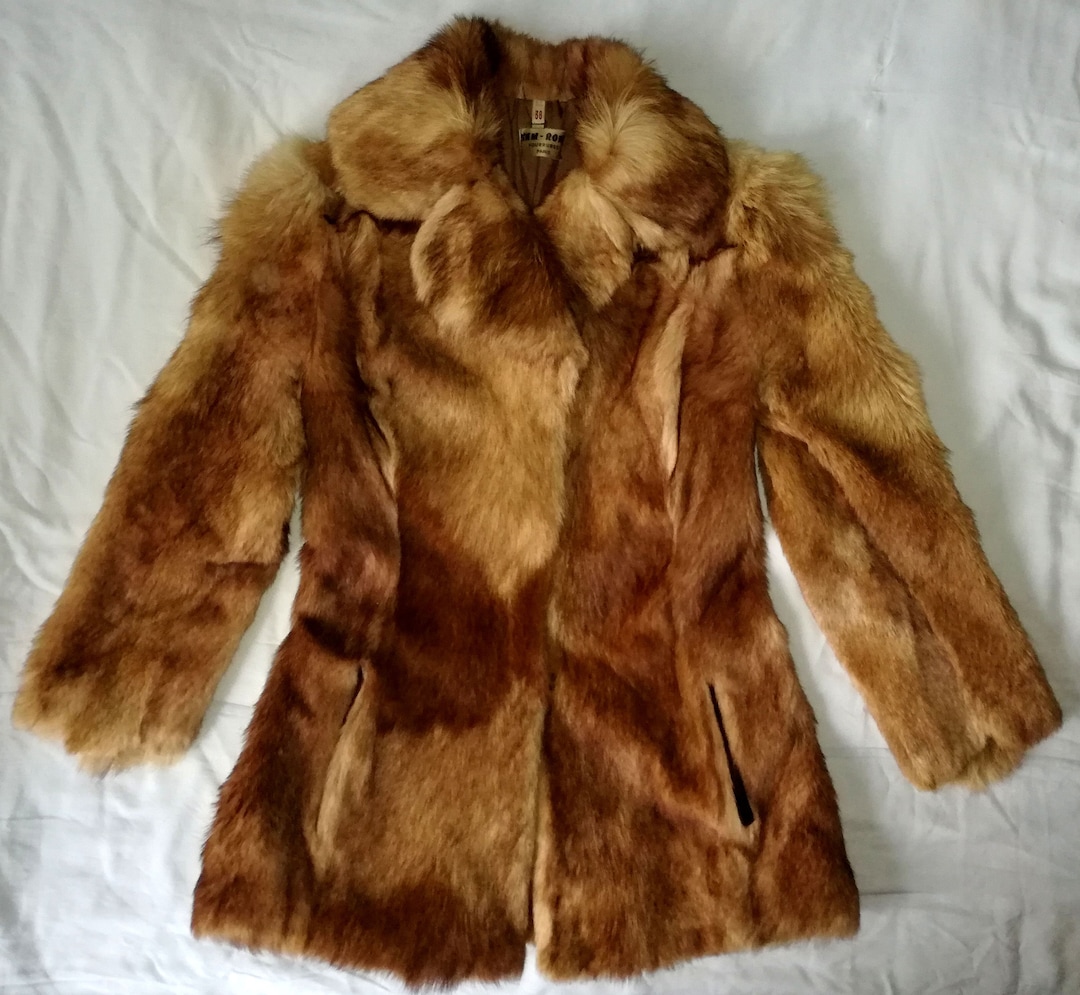 SAM-RONE Fourrures Paris France New Brown Short Murmel