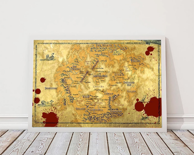 Первый закон джо аберкромби карта мира