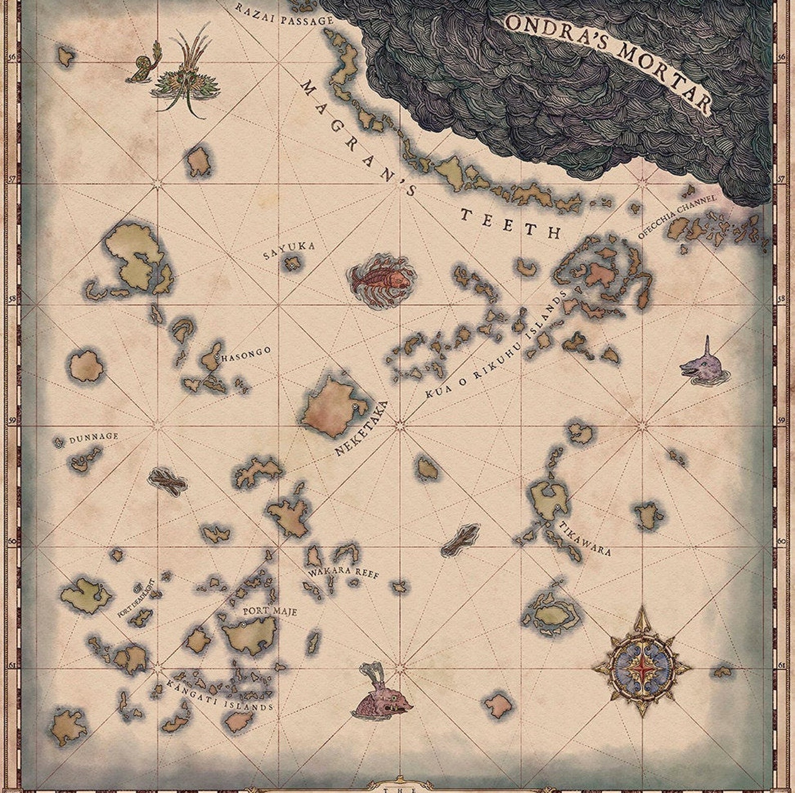 Pillars Of Eternity Ii Deadfire World Map Official Pi vrogue.co