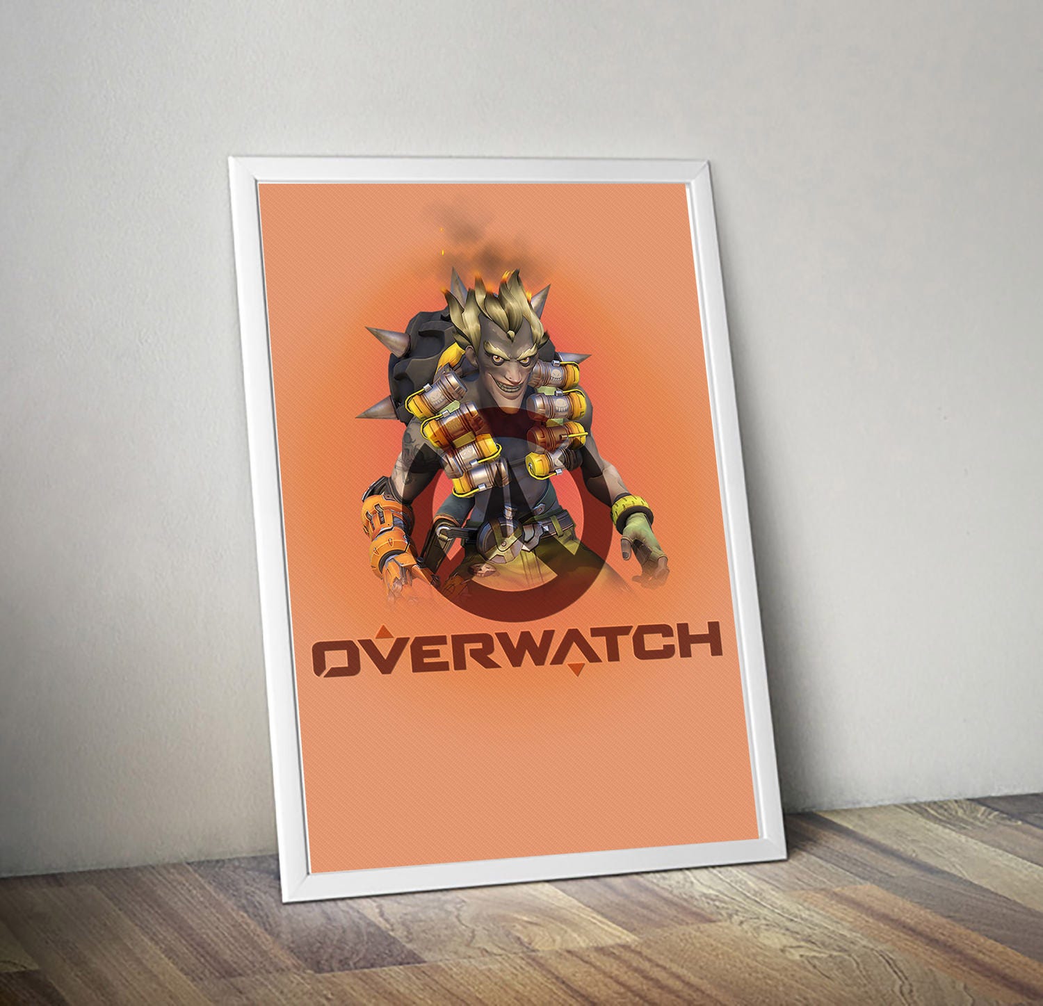Overwatch JUNKRAT Poster Game Poster Flat Print Design | Etsy