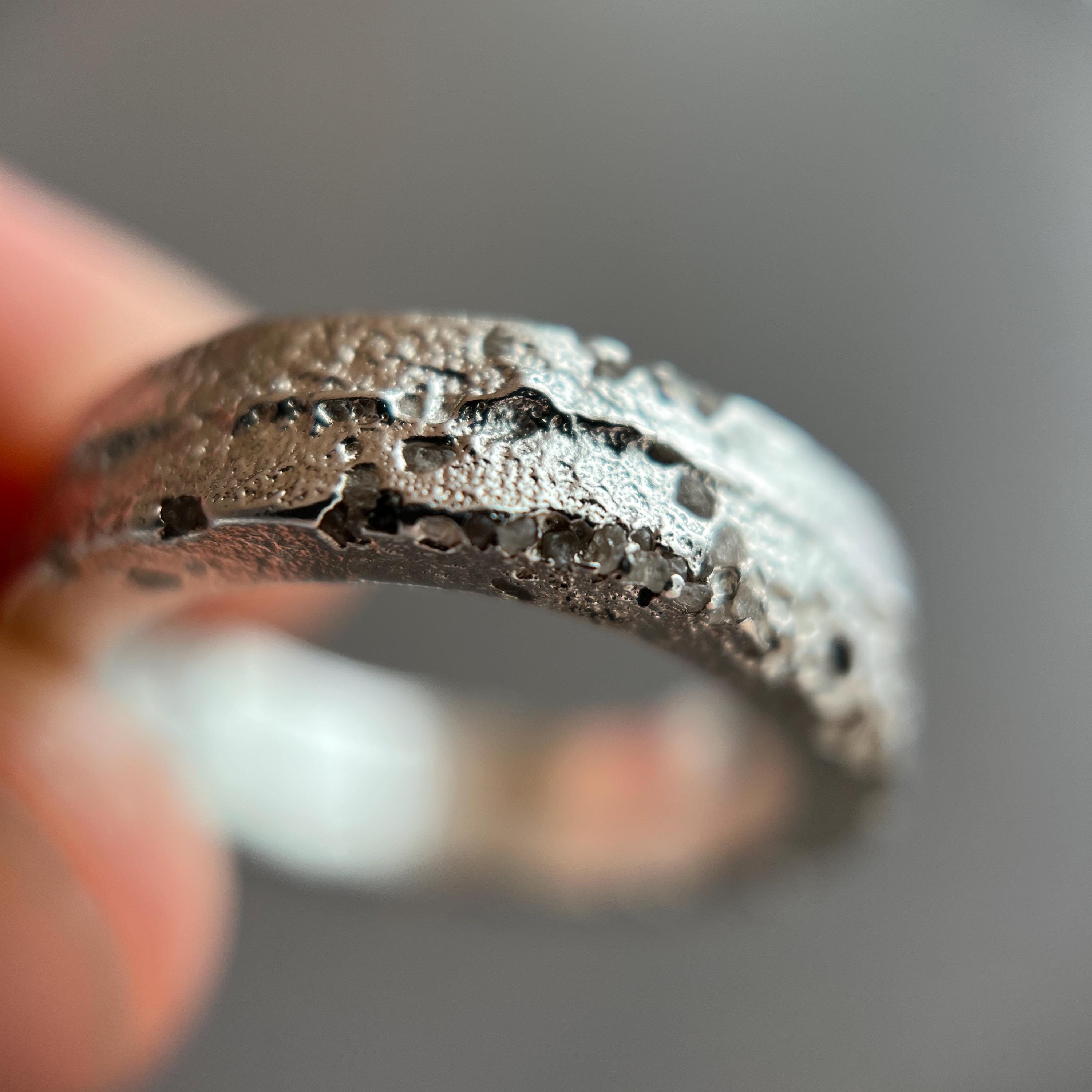 Beach Sand Ring | Handmade in the USA | Sterling Silver Ring | Beach ...
