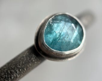 Kyanite Cuff | Handmade in the USA | Sterling Silver | Kyanite Jewelry | Kyanite Bracelet