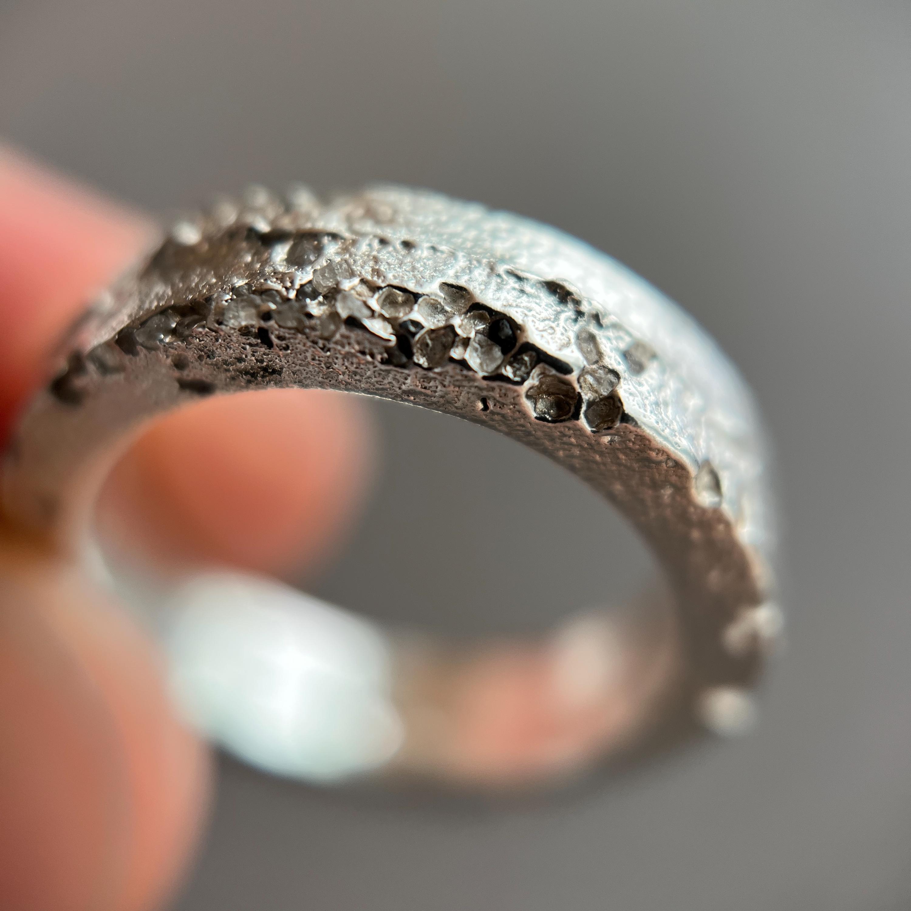 Beach Sand Ring | Handmade in the USA | Sterling Silver Ring | Beach ...