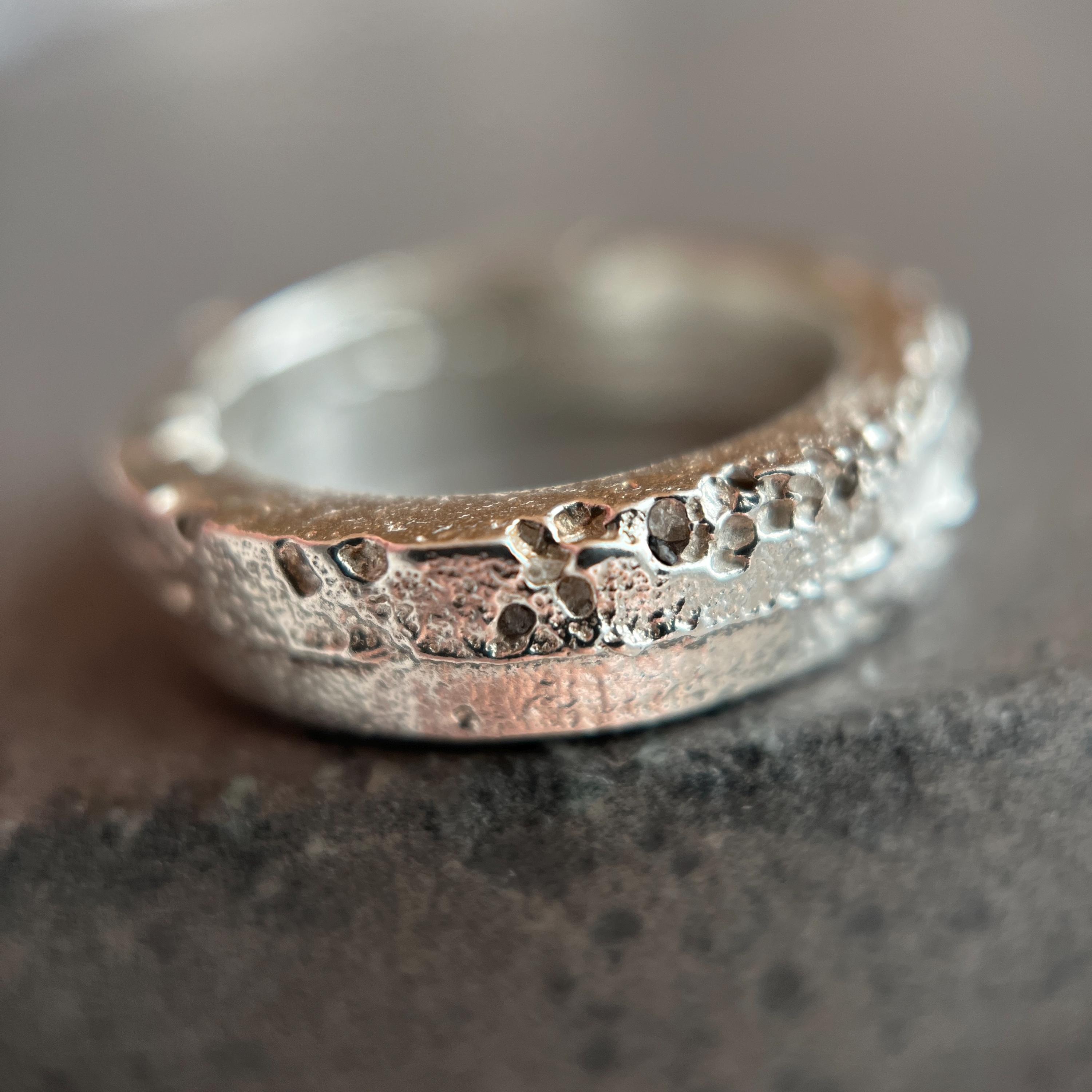 Beach Sand Ring | Handmade in the USA | Sterling Silver Ring | Beach ...