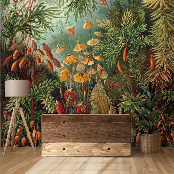 Jungle Removable Wallpaper Etsy