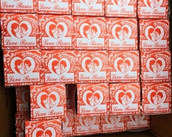 36 Pcs Total = 1 Box Love Roses Glass Tube 36pcs = 1 Box