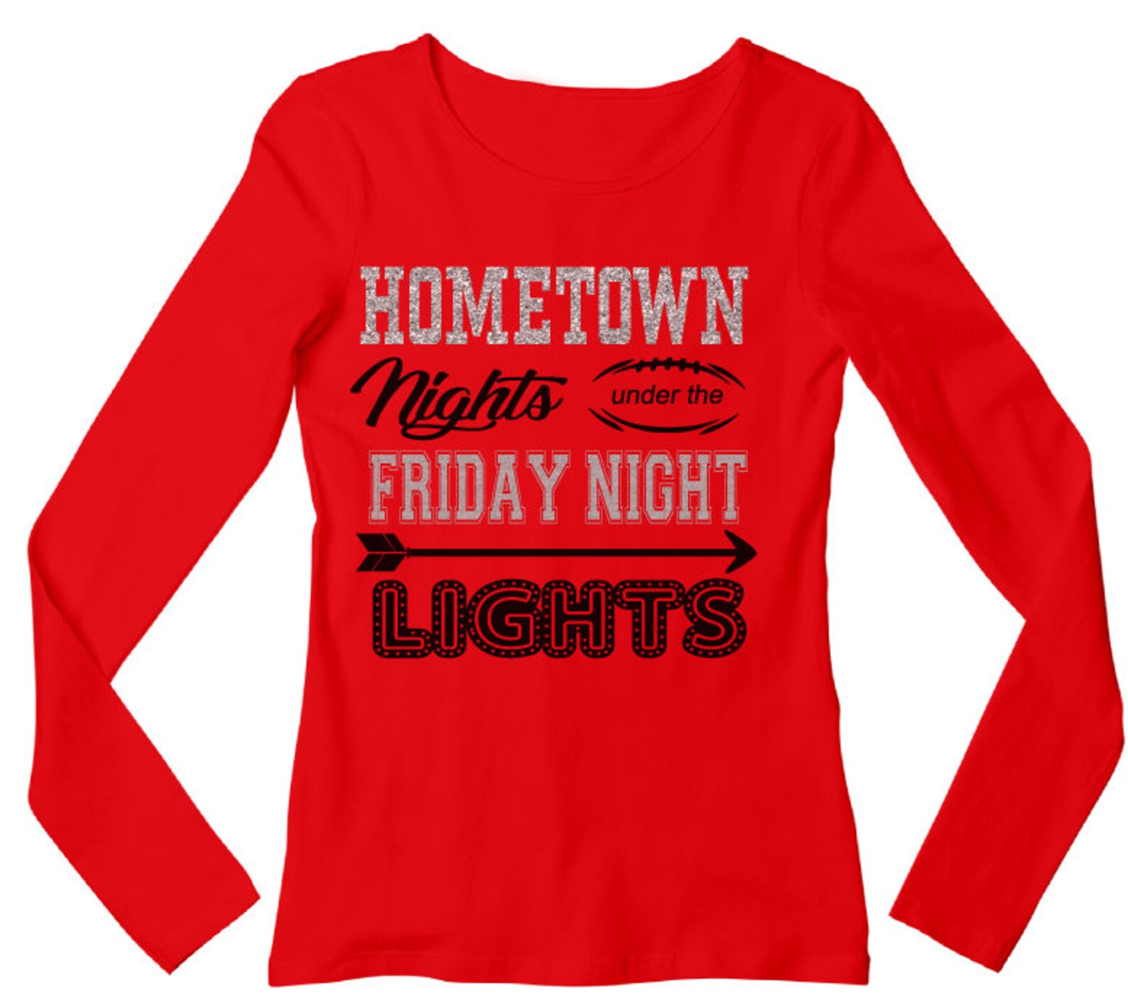 HOMETOWN FRIDAY NIGHT Lights Long Sleeve ShirtHigh School Etsy