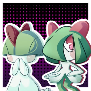 280-281 Ralts and Kirlia: sticker