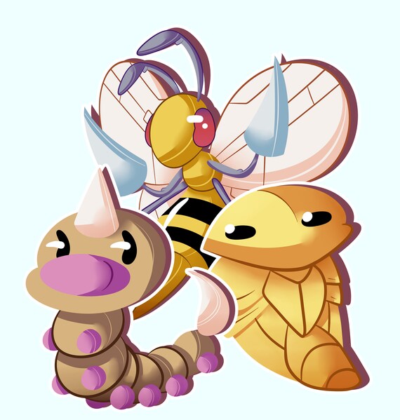 013 015 weedle kakuna