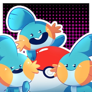 258 Mudkip: sticker