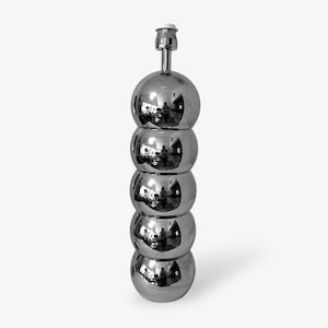 70s chrome ball lamp by KAISER Leuchten