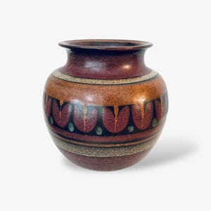 Kmk Kupfermühle vase, Gerona decor, around 1970