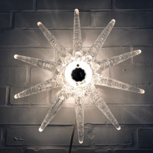 Mid Century ARO star light ice glass