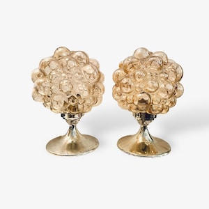 70s bubble lamps by Helena Tynell
