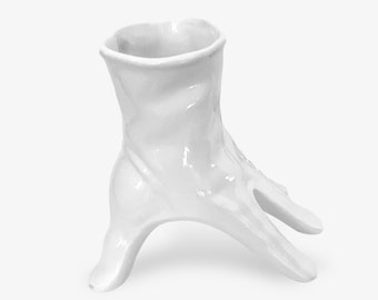 80er Jahre Popart Handschuh Vase