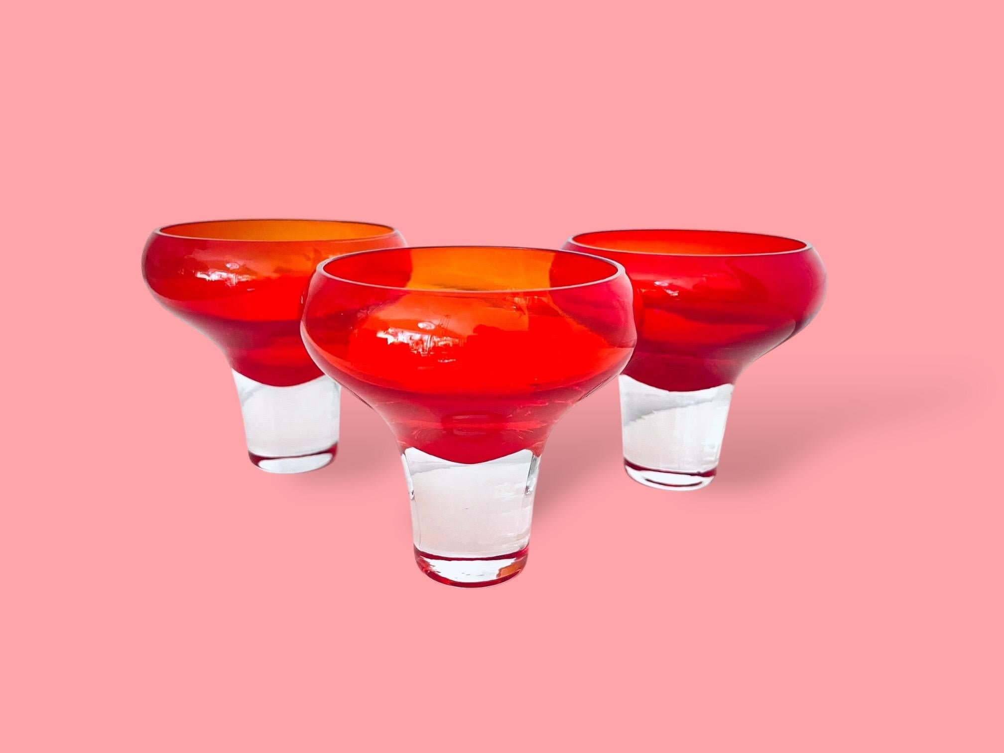 8x Vintage IKEA Komedi Cocktail Glass