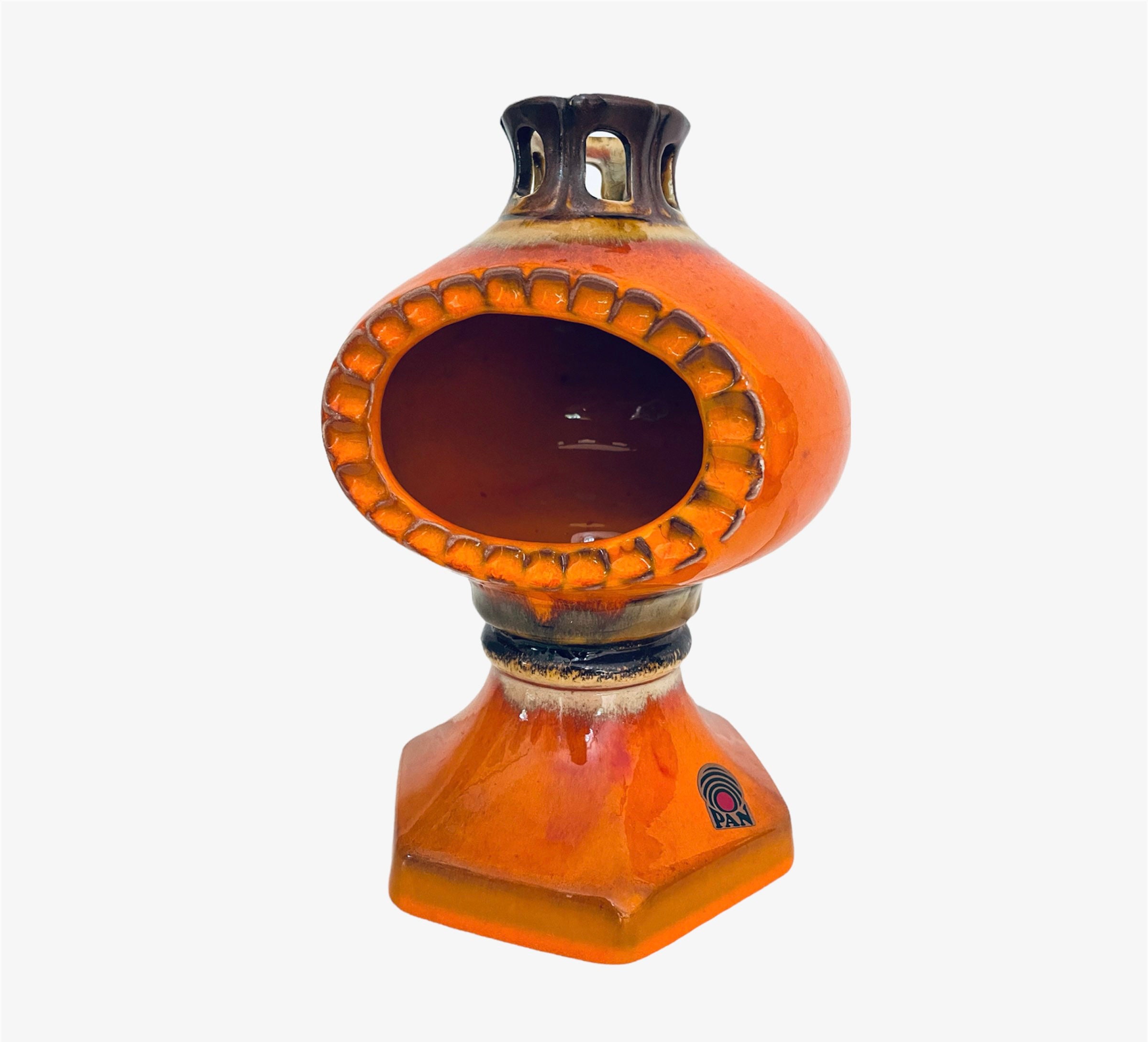 70s Pop Art candle holder by PAN / Goebel made in Germany