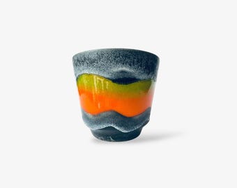 Dümler & Breiden】 Domino 18cm fat lava Vintage West German Fat