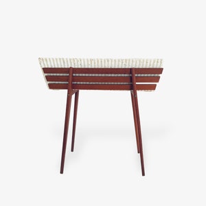 60s Scandinavian Danish flower bench