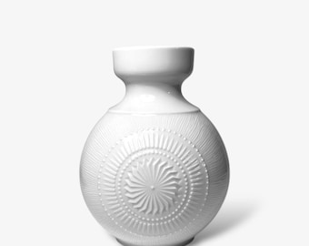 Jarrón de porcelana AK Kaiser de 1960