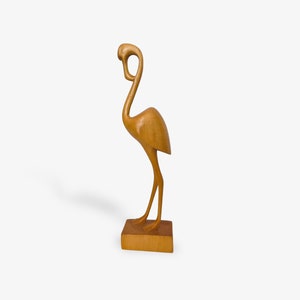70s large Mid Century Flamingo (light)