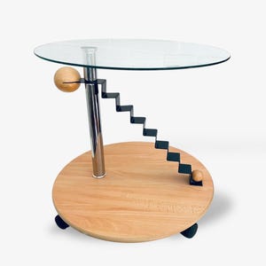 80s Pop Art Memphis Side Table