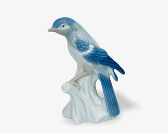 置物 Vintage ceramic figurin Old Foreign Porcelain Figurine Bird