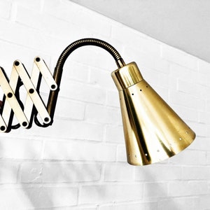 Mid Century Stilnovo Scissor wall lamp