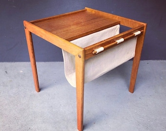 Furbo Spøttrup Mid Century teak side table from Denmark, 1960