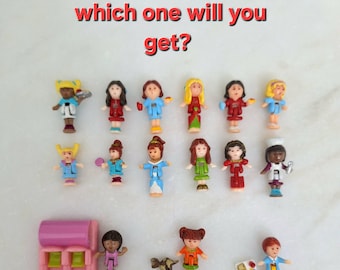 Figura sorpresa estilo Polly Pocket vintage (reproducción) (bolsa sorpresa)