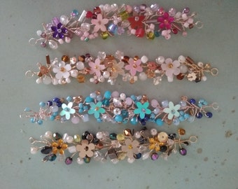 Diadema de cuentas hecha a mano para muñecas de moda