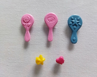 Repro Polly Pocket Accesorios de repuesto para los juegos de cabello Stylin'