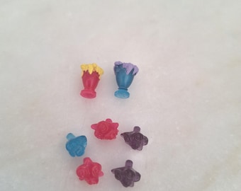 Reproducciones vintage de Polly Pocket de reemplazo del set Sweet Roses