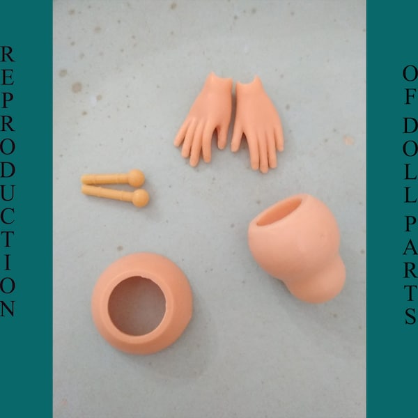 Replacement ball jointed hands, ball joints, neck and waist cup for Sindy Pedigree and Bibi Bo.