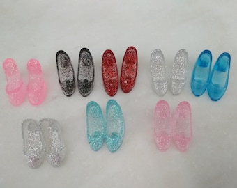 Zapatos Bibi Bo y Sindy Pedigree hechos a medida. Reproducción de los originales.