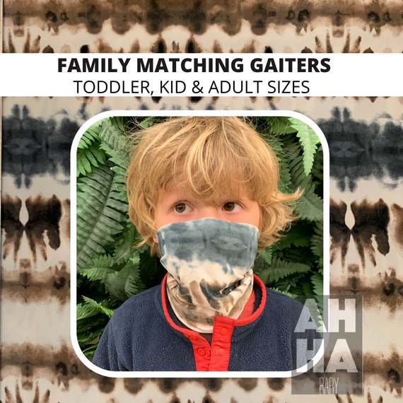 Kids neck gaiter Toddler tie dye mask Child neck Gaiter Etsy