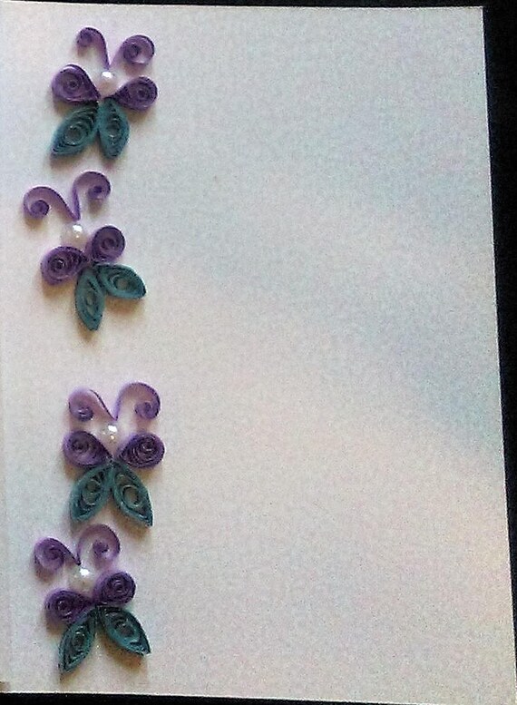 Hand Quilled Blank Notes/Envelopes Etsy