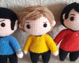 Space Crochet characters