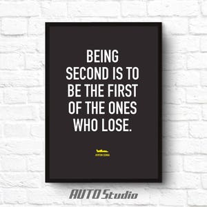 Ayrton Senna Formula 1 Sports Quote Printable Poster A3 16x20 8x10 A4 DIY Wall Art Home Decor Quote  Racing Auto Car Classic Digital Print