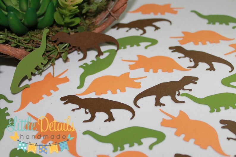 Table Confetti Dinosaur Brontosaurus Confetti Animal Party Decoration Supplies